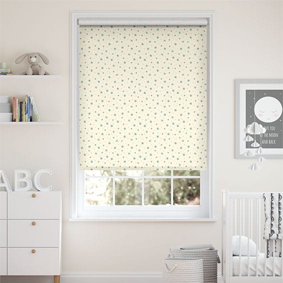 Roller Blind Starry Skies Duck Egg