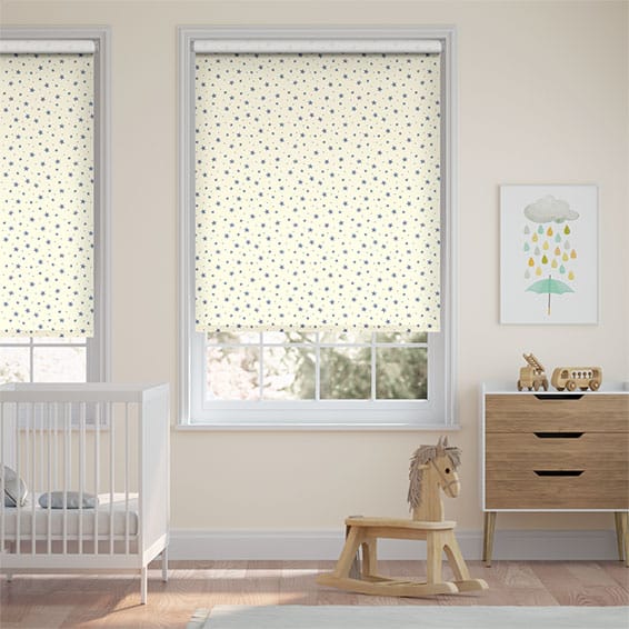 Roller Blind Starry Skies Stormy Blue