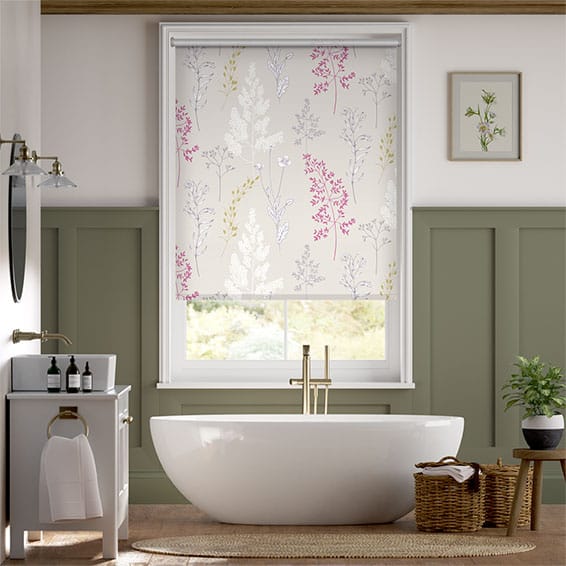 Roller Blind Summer Meadow Magenta