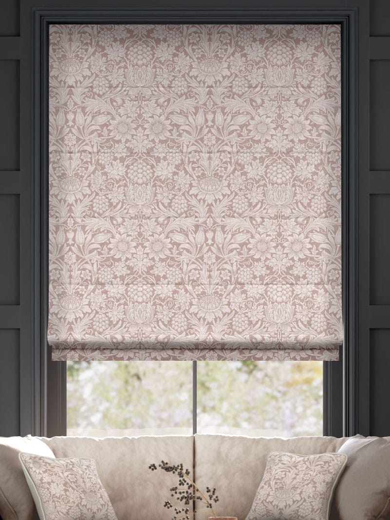 William Morris Sunflower Dusky Rose Tende a pacchetto anteprima immagine