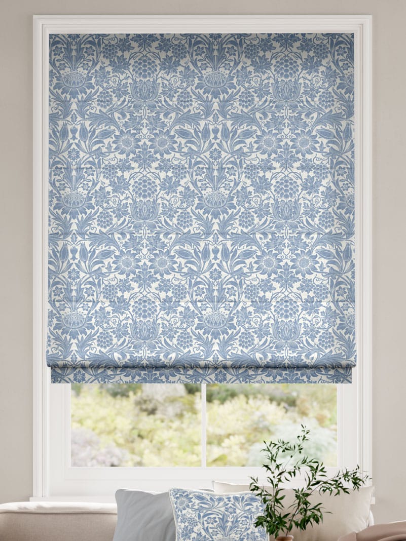 William Morris Girasole Blu Tende a pacchetto anteprima immagine