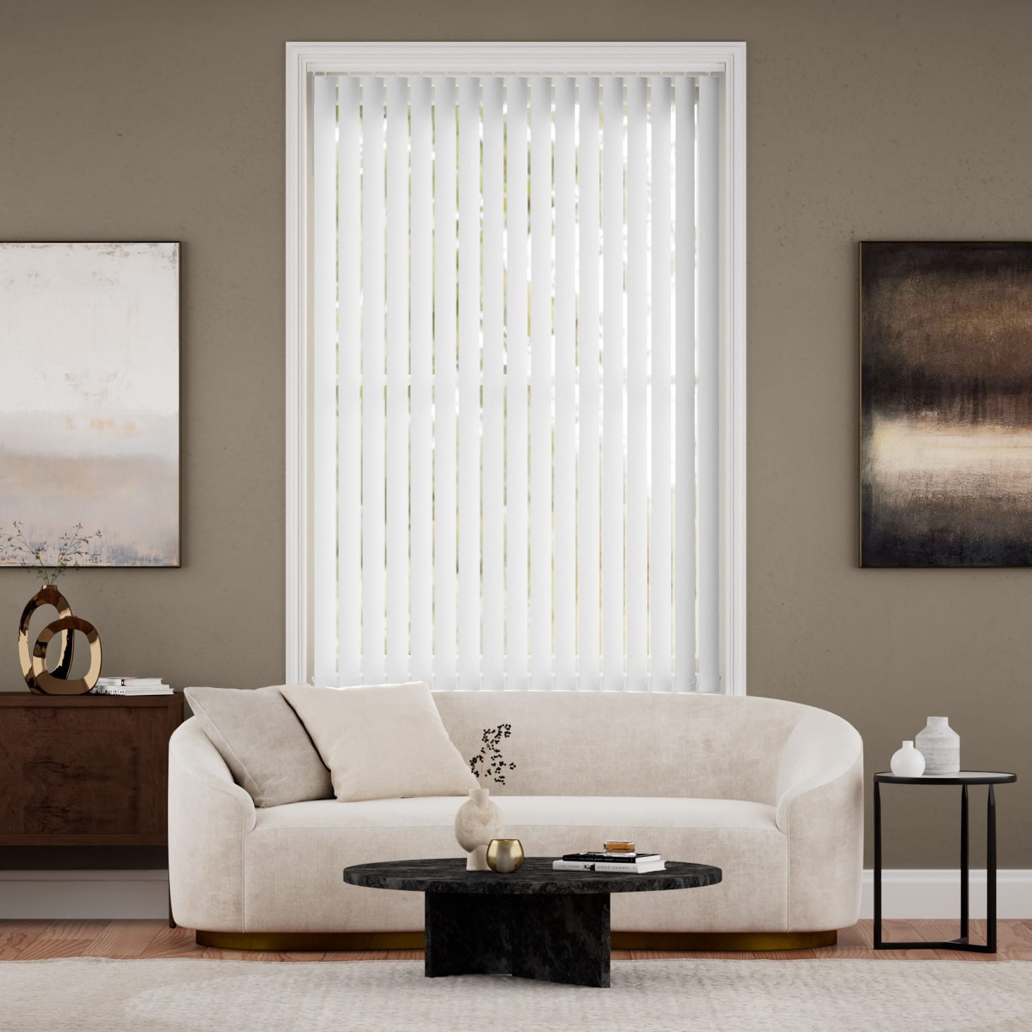 Vertical Blind Thermatex Classic White