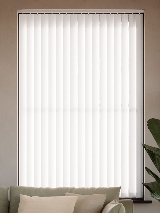 Toledo Crisp White Vertical Blind anteprima immagine