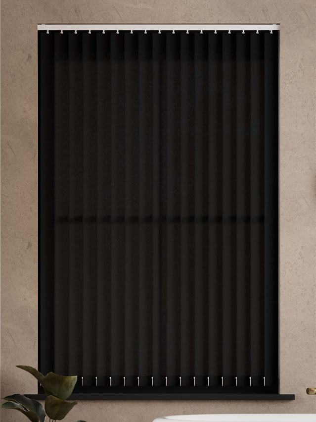 Toledo Jet Black Vertical Blind anteprima immagine