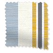 Truro Stripe Coastal Blue Tende a bastone Immagine campione