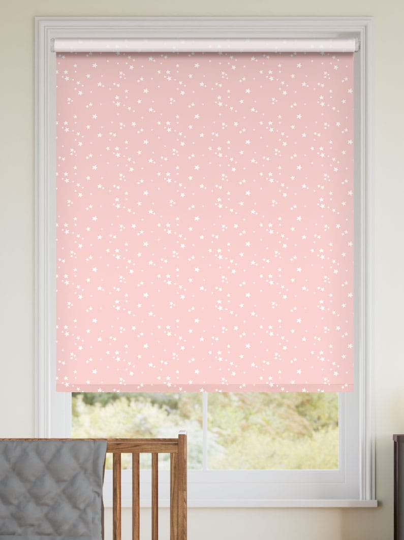 Twinkling Stars Blackout Candyfloss Pink Tende a rullo anteprima immagine