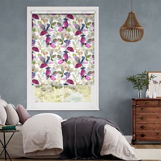 Roller Blind Twist2Go Choices Hadley Linen Blooming Violet