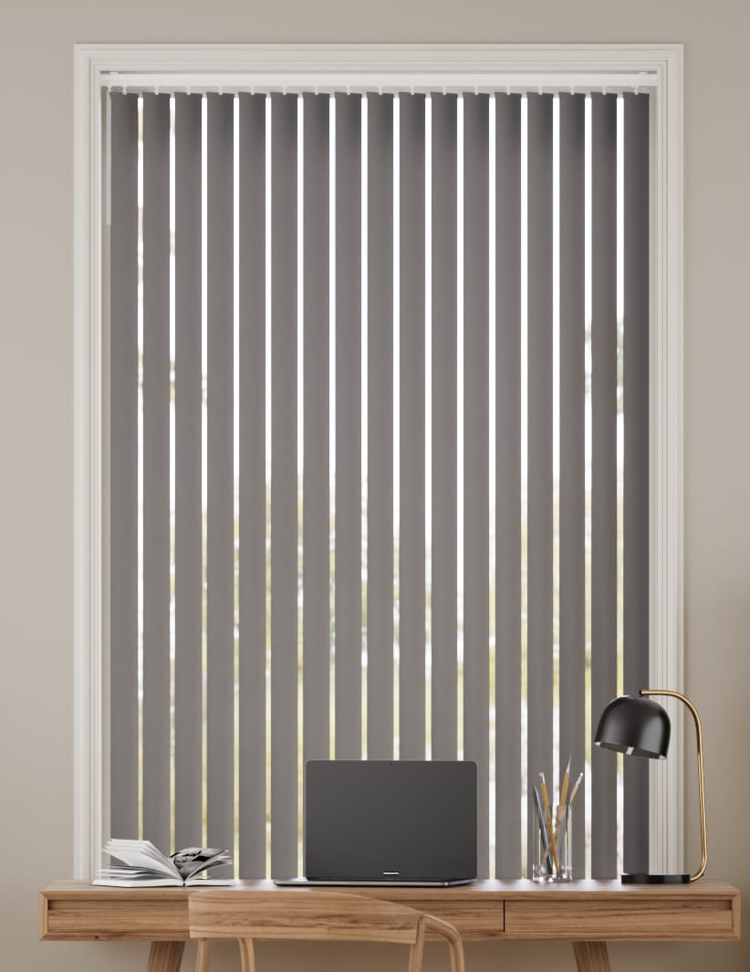 Valencia Grigio Caldo Vertical Blind anteprima immagine