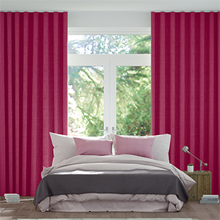 Wave Bijou Linen Magenta Tende a onda anteprima immagine