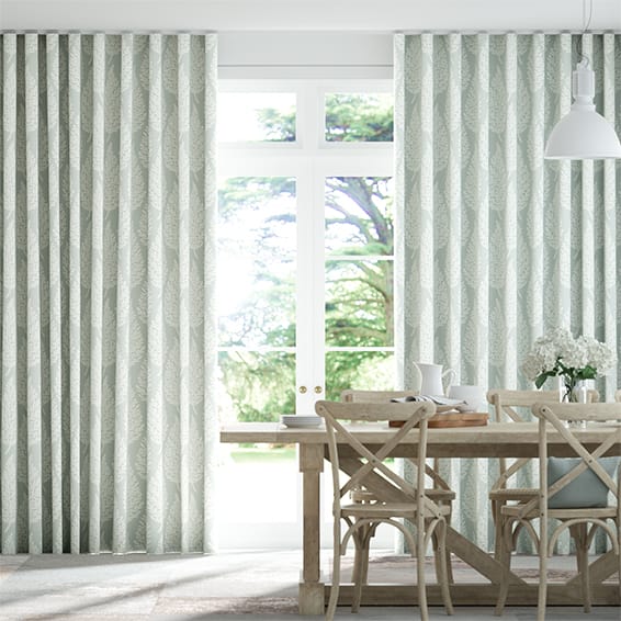 Wave Curtains Elm Pewter