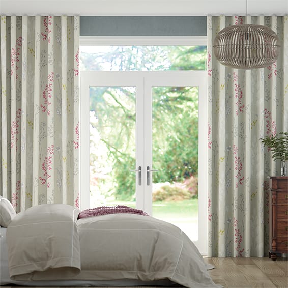 Wave Curtains Summer Meadow Magenta