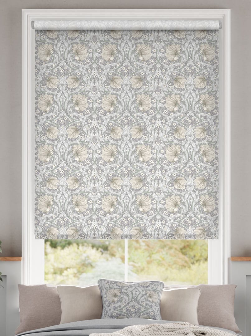 William Morris Pimpernel Dove Grey Tende a rullo anteprima immagine